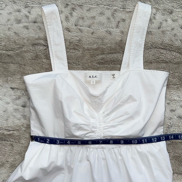 NWOT A.L.C. Lilah Cotton Midi-Dress in White Size 2 - Picture 13 of 16